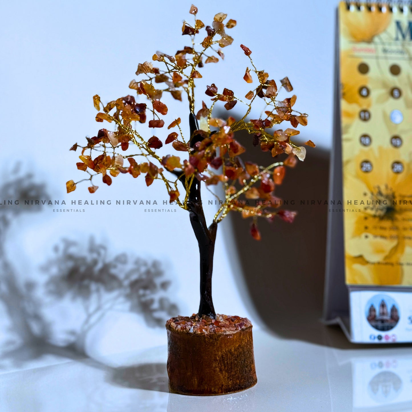 RED CARNELIAN CRYSTAL TREE Approx 200 Beads (Creativity, Courage, Passion And Stamina) image 4