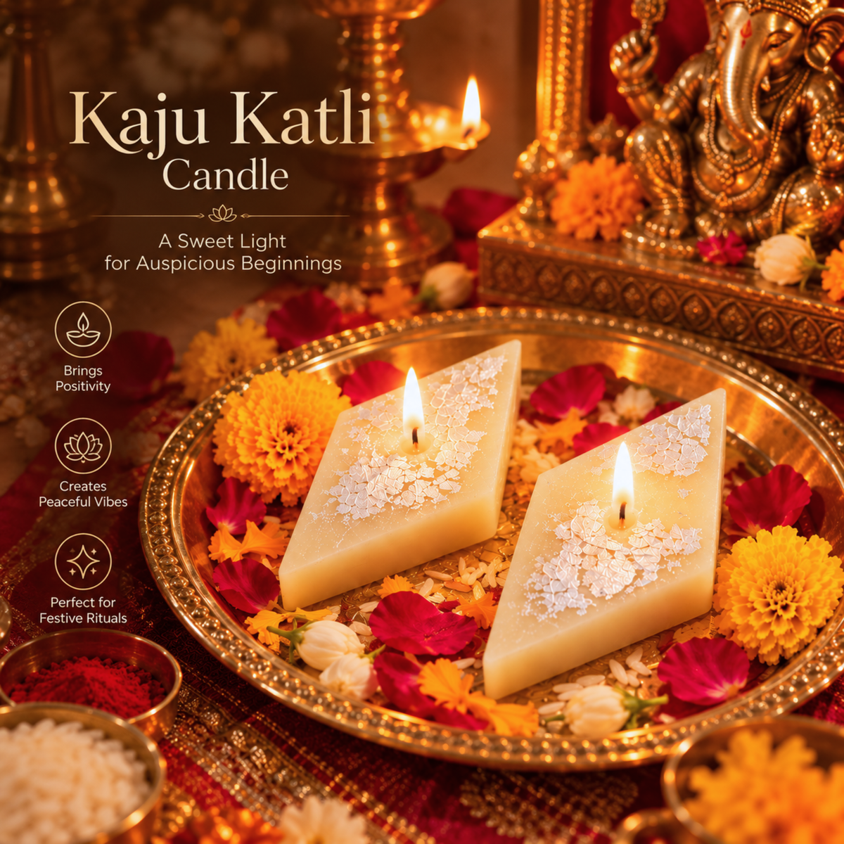 Kaju Katli Candles
