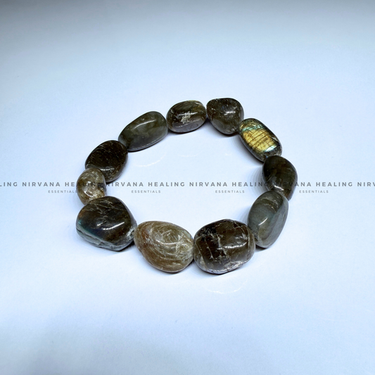 LABRADORITE TUMBLE BRACELET (Intuition, Inner Power And Transformation).
image 1
