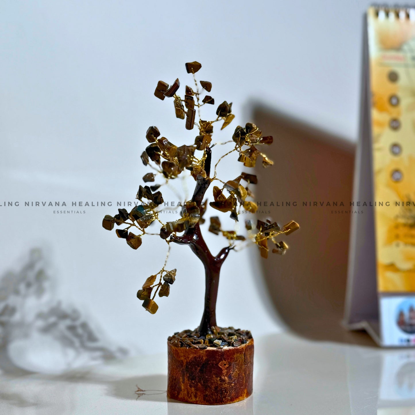 TIGER EYE CRYSTAL TREE Approx 100 Beads
(Bold, Courage, Willpower And Strength). image 4
