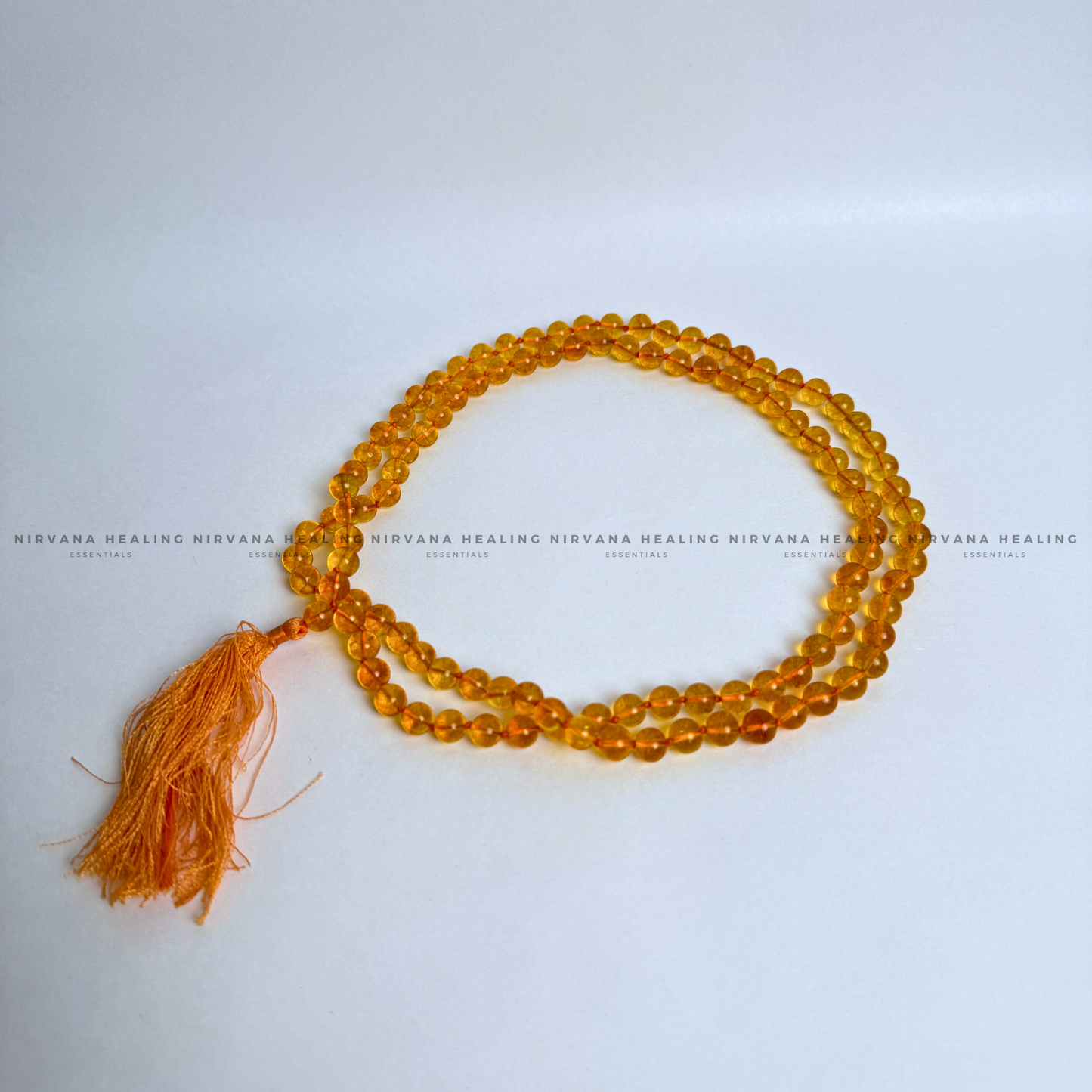YELLOW CITRINE NATURAL MALA (Abundance, Creativity, Success And Confidence) image 4