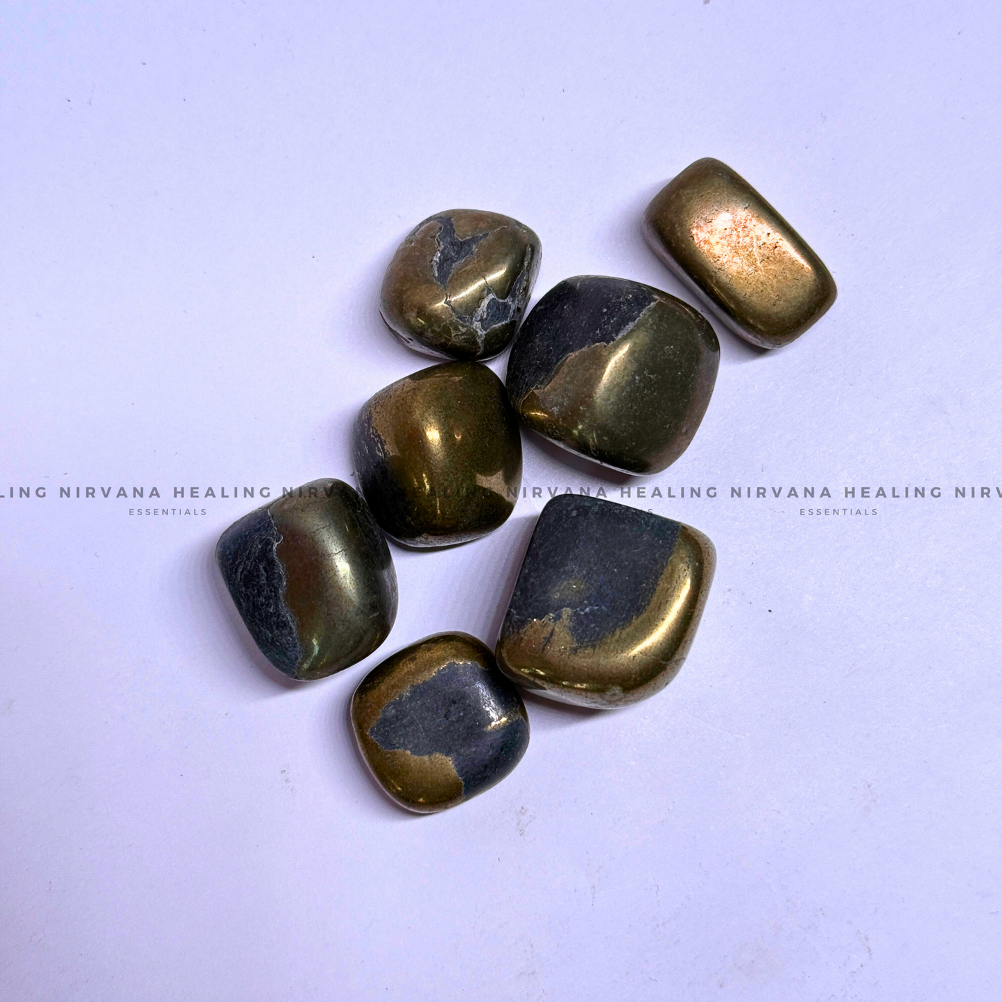 PYRITE TUMBLE STONES (Money Magnet, Prosperity, Fame And Abundance). image 5