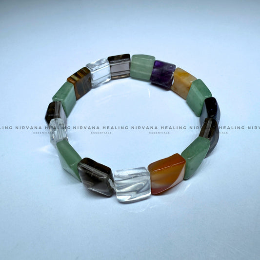 MULTISTONE PYRAMID BRACELET (Balanced, Healing And Energy Amplification) image 1