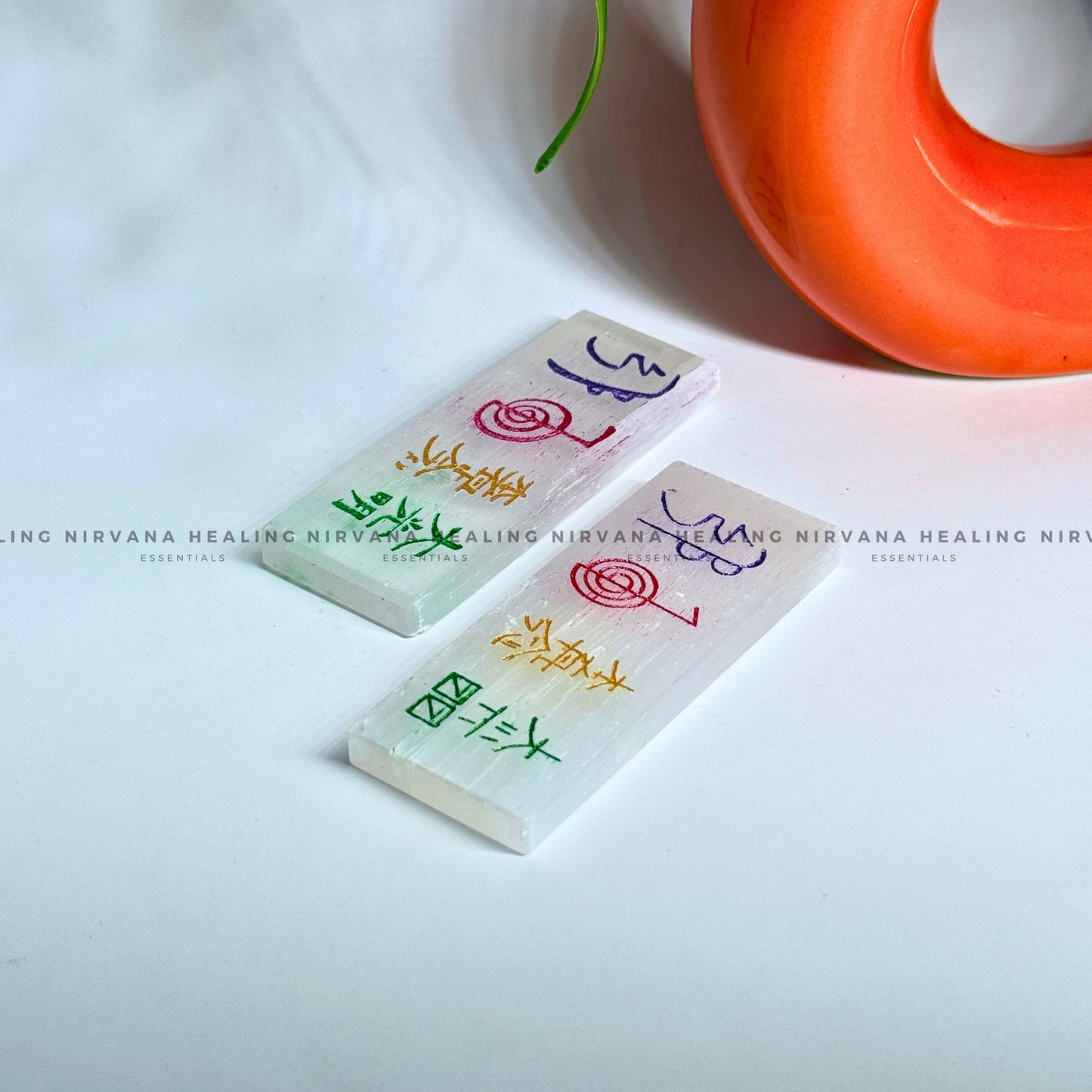 SELENITE REIKI SYMBOLS RECTANGULAR CHARGING PLATE
(Aura Cleansing ,Charging, Cleansing And Purification). image 4