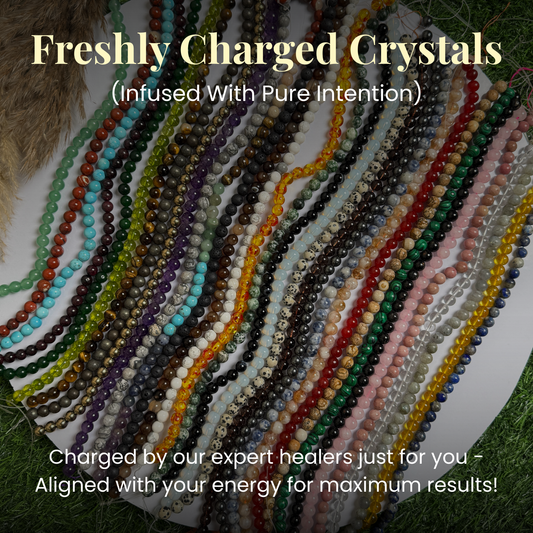 Customize Your Round Beaded Crystal Bracelet - 8mm image 1