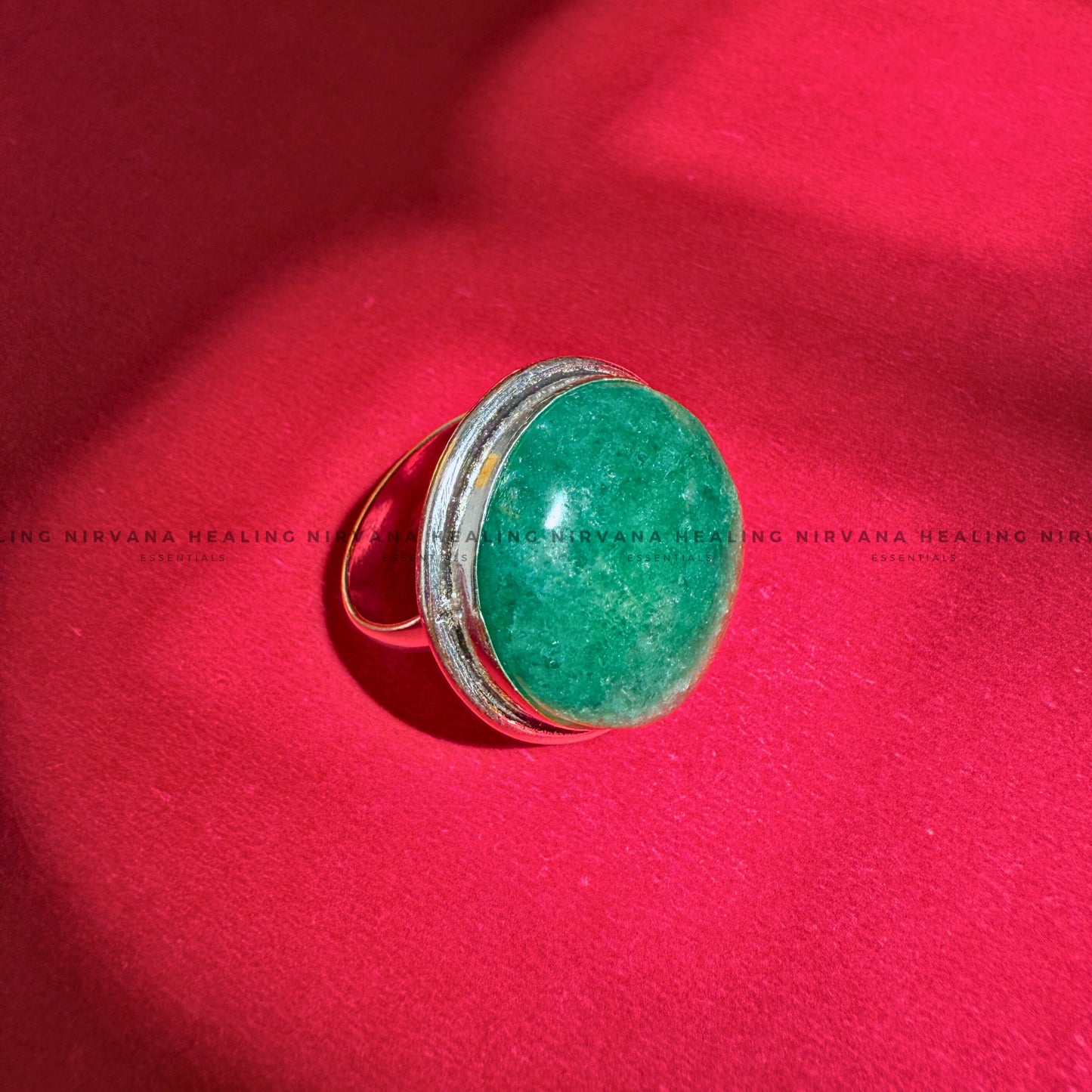 GREEN MARGAJ ROUND RING (Protection, Luck And Intuition) image 4
