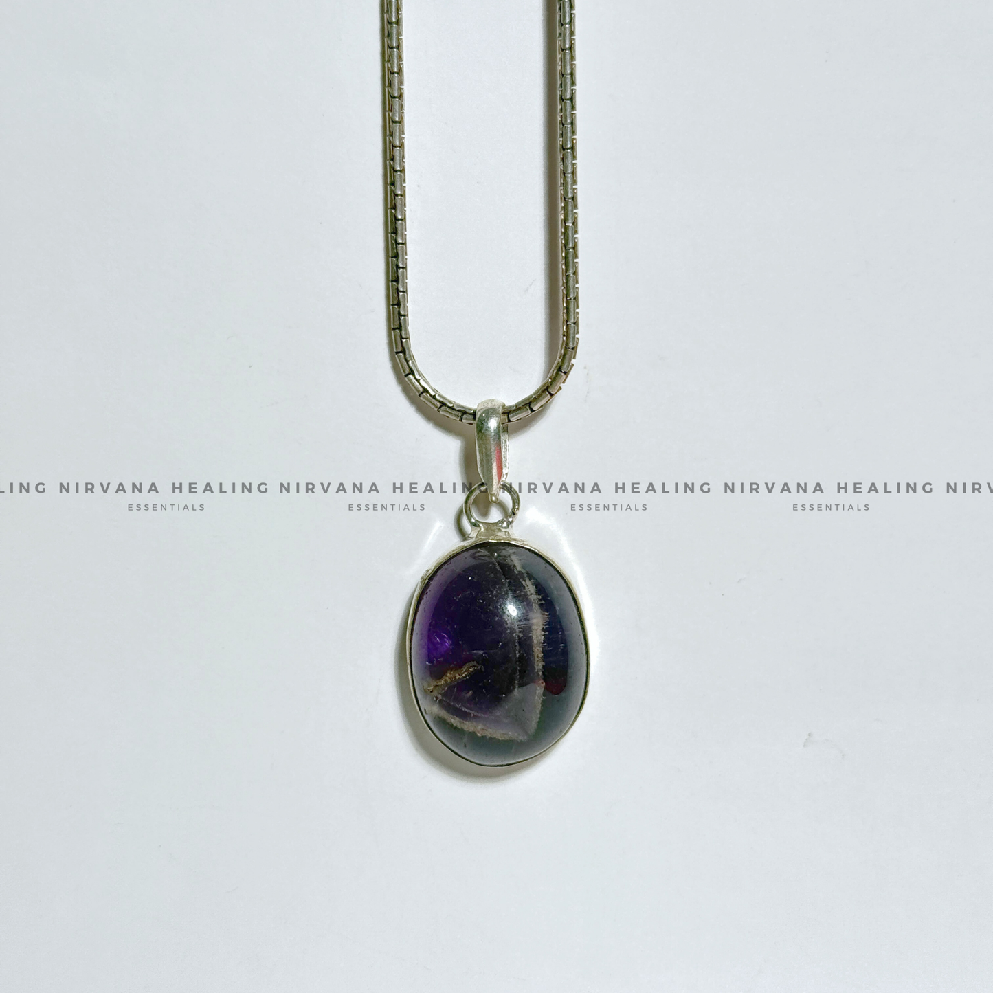 AMETHYST ROUND PENDANT (Meditation, Stress Reduction, Intuition And Manifestation) image 6