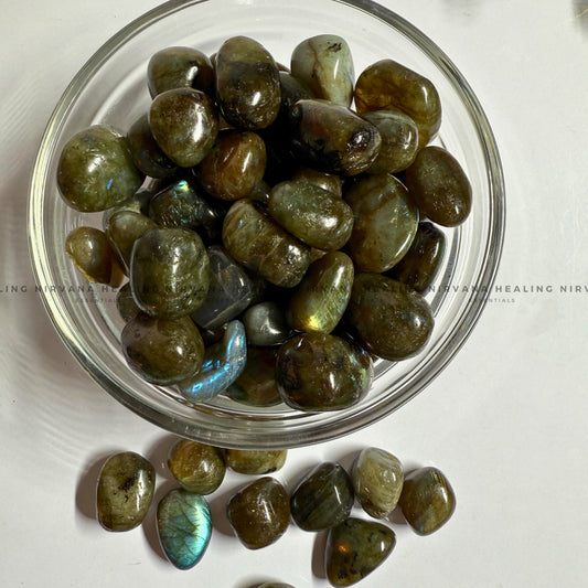 LABRADORITE TUMBLE STONES (Intuition, Inner Power And Transformation).
image 1