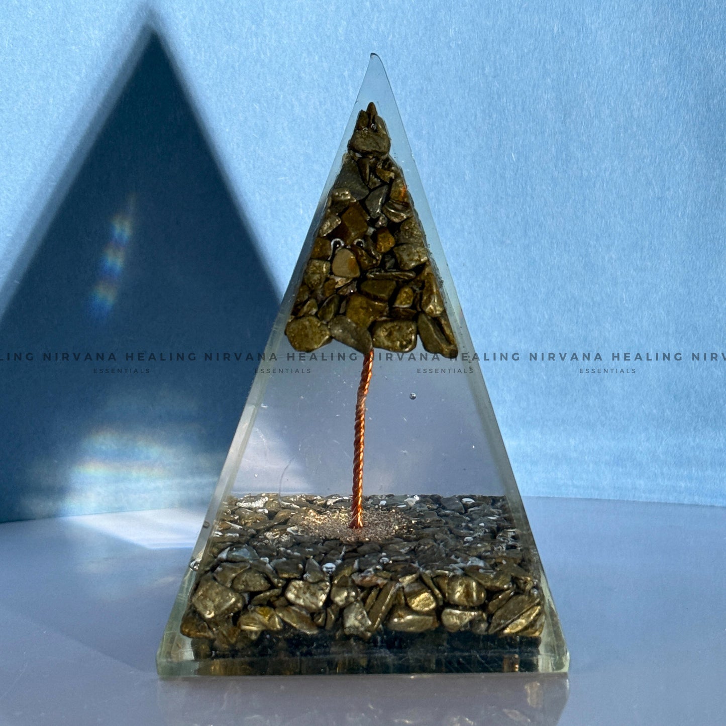 PYRITE PYRAMID (Money Magnet, Prosperity, Fame, Abundance). image 6