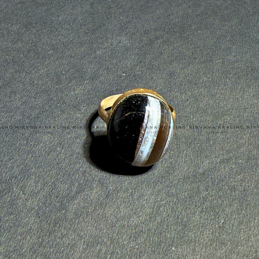 HAKIK SULEMANI ROUND RING (Evil Eye Protection, Grounding and Energy Shielding). image 1