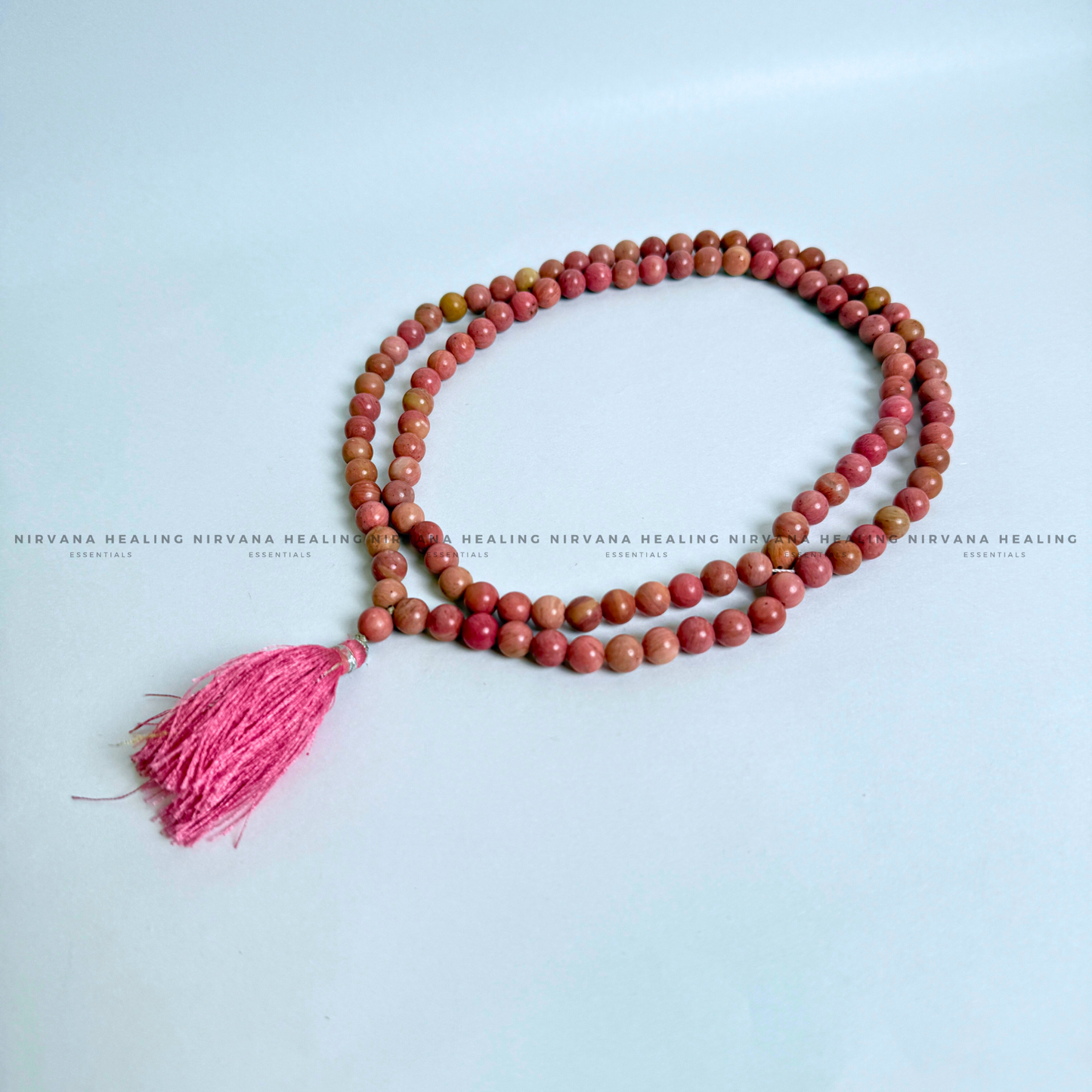 RHODONITE MALA (Compassion, Emotional Healing, Loving Vibration And Self Love) image 4