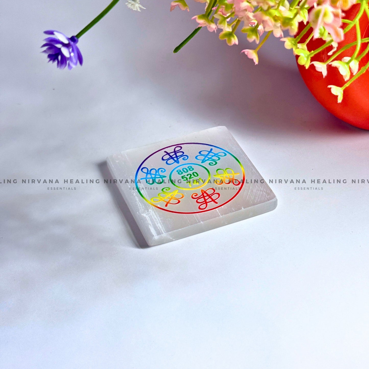 SELENITE ABUNDANCE ZIBU COLOUR CHARGING PLATE
(Aura Cleansing ,Charging, Cleansing And Purification). image 4