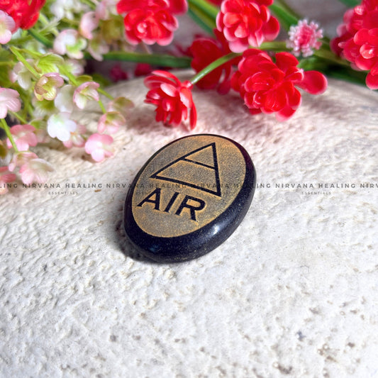 BLACK TOURMALINE AIR ELEMENT ZIBU COIN (Protection, Grounding, Shielding And Growth) image 1