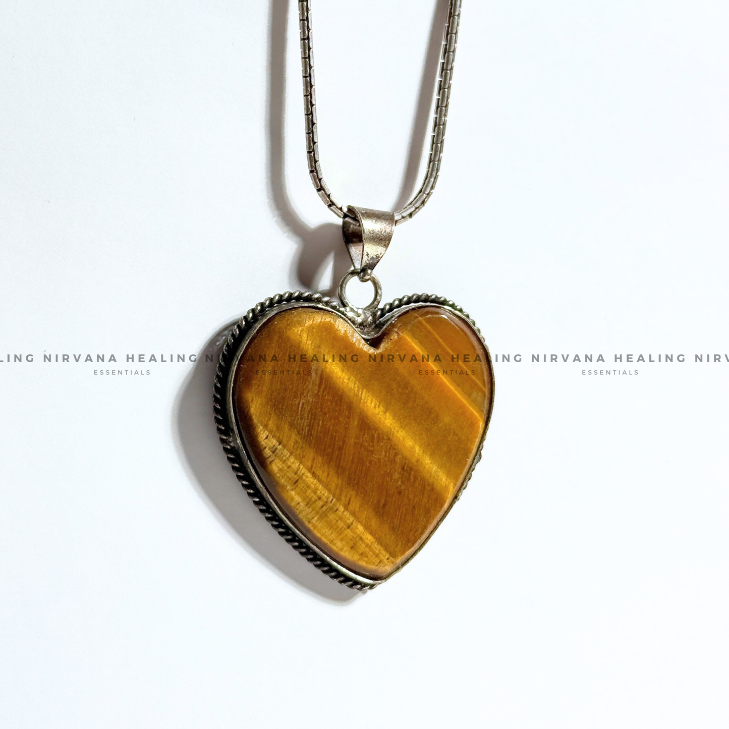 TIGER EYE HEART SHAPED PENDANT
(Bold, Courage, Willpower And Strength). image 7