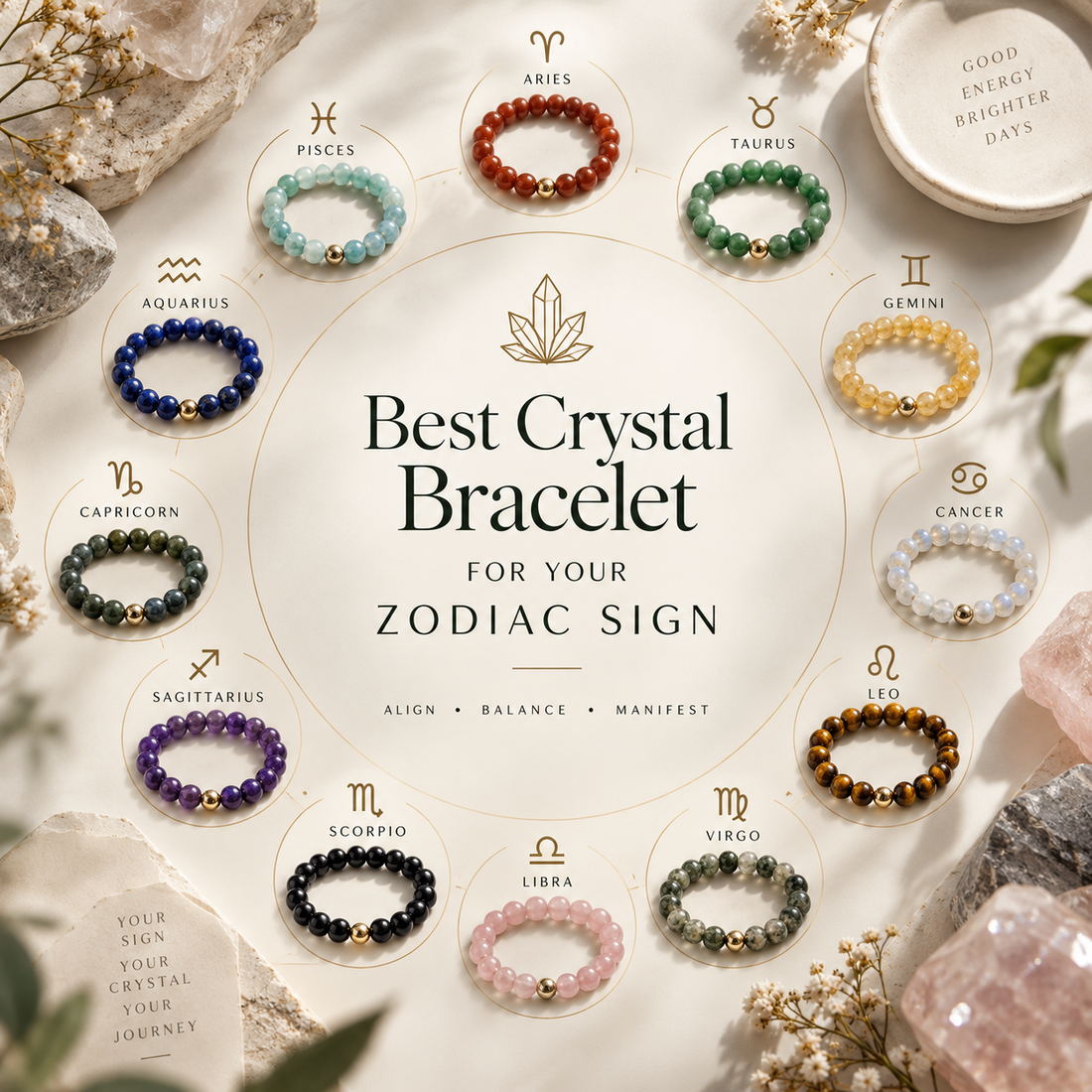 Best Crystal Bracelet for Your Zodiac Sign
