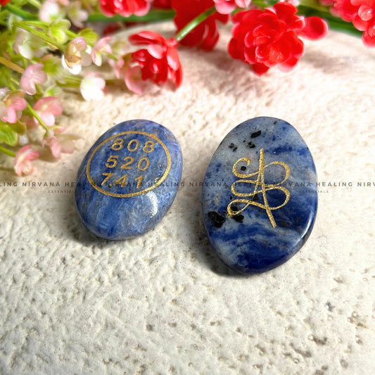SODALITE ABUNDANCE ZIBU COIN (Sodalite Creativity, Expression, Logic And Communication) image 1
