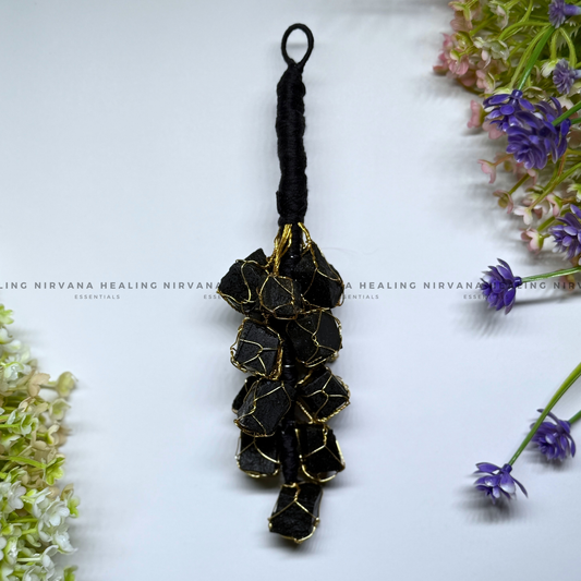 BLACK TOURMALINE HANGING (Protection, Grounding, Shielding And Growth) image 0