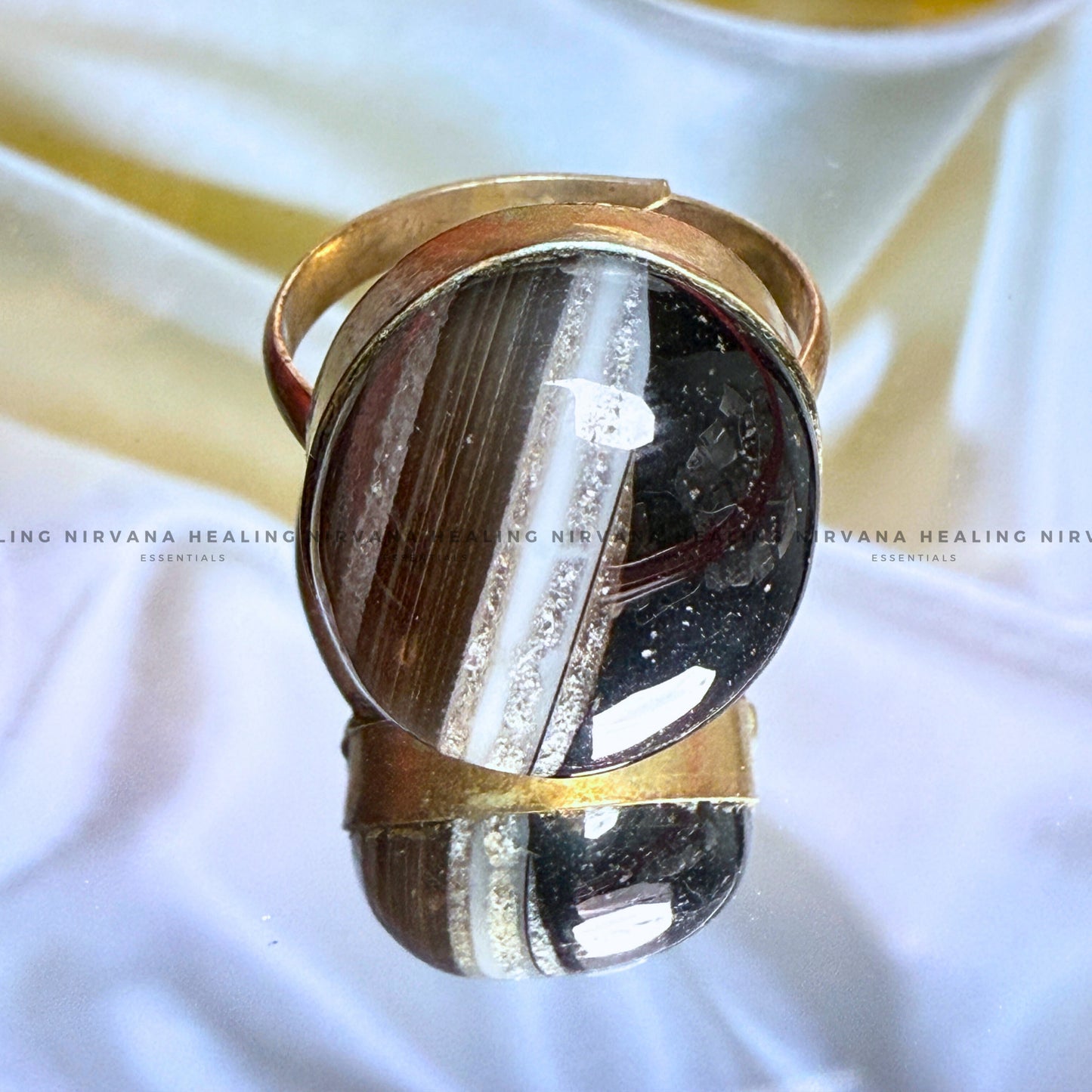 HAKIK SULEMANI ROUND RING (Evil Eye Protection, Grounding and Energy Shielding). image 4