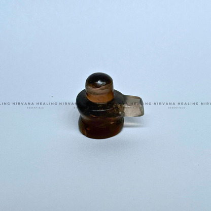 SMOKY QUARTZ SHIVLING (1 Inch) (Grounding, Detox, Protection And Removes Anxiety) image 5