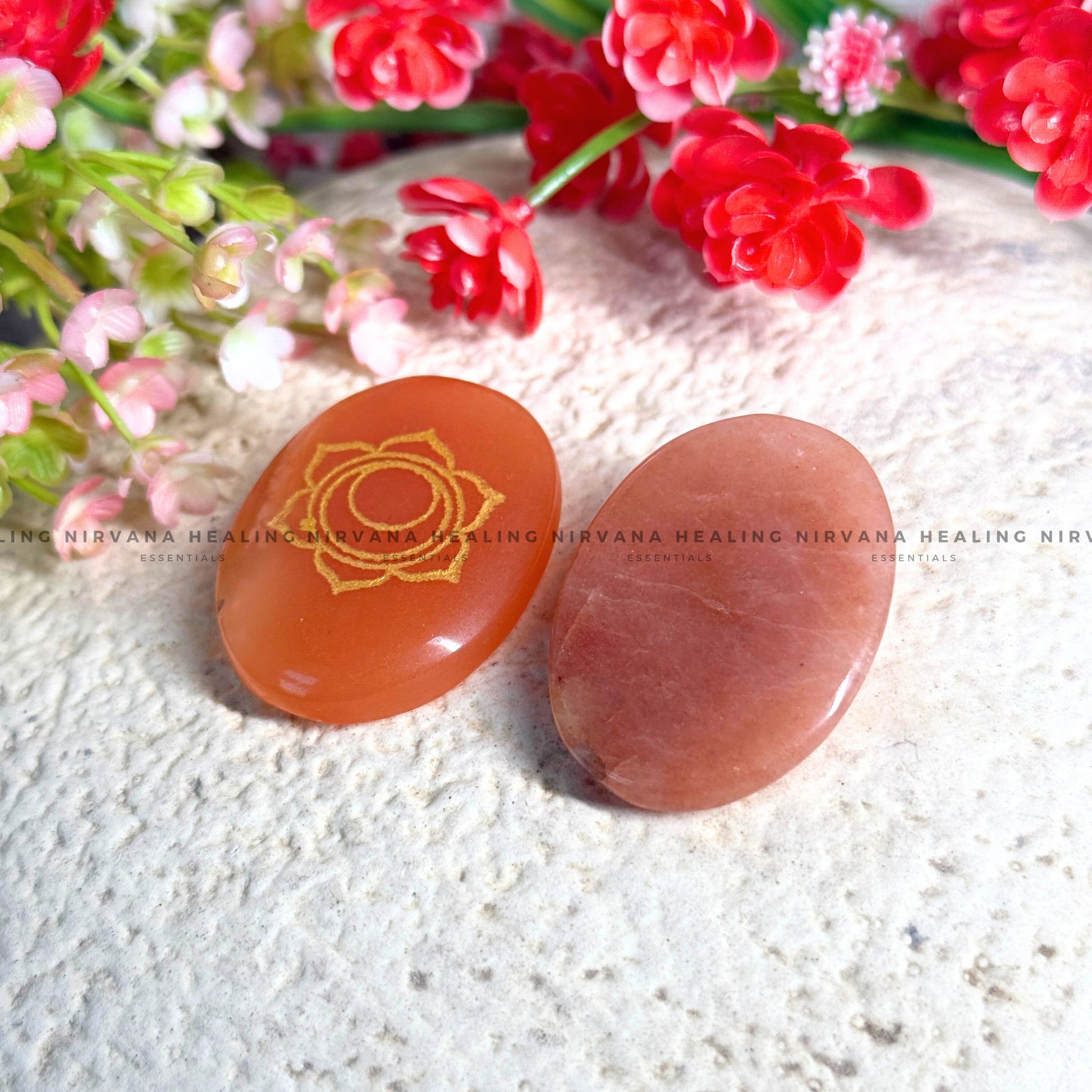 SACRAL CHAKRA RED CARNELIAN ZIBU COIN (Creativity, Courage, Passion And Stamina) image 3