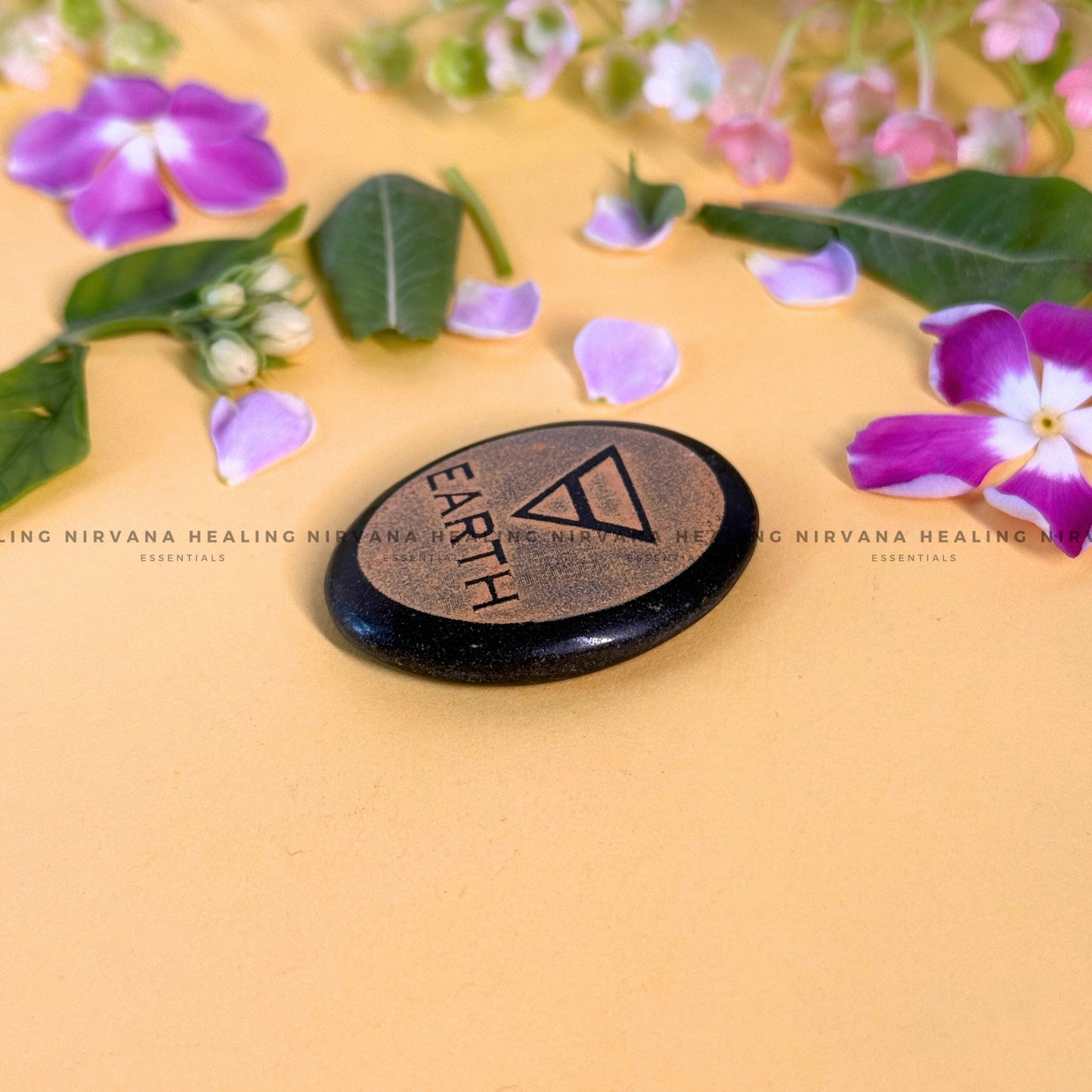 BLACK TOURMALINE EARTH ELEMENT ZIBU COIN (Protection, Grounding, Shielding And Growth) image 2