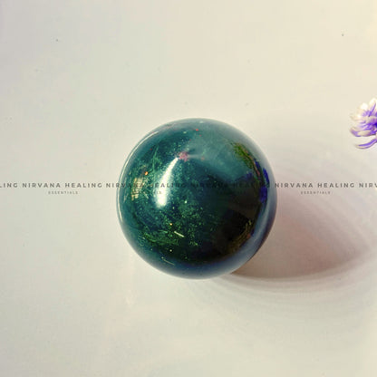 GREEN JADE SPHERE (Luck, Harmony, Peace And Abundance) image 1
