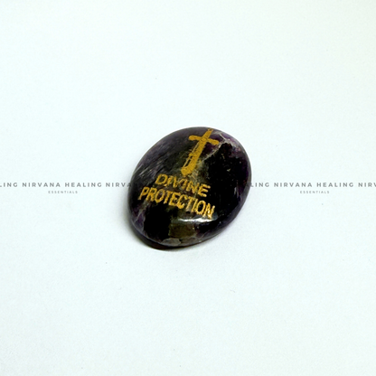 AMETHYST NATURAL PROTECTION ZIBU COIN (Meditation, Stress Reduction, Intuition And Manifestation) image 1