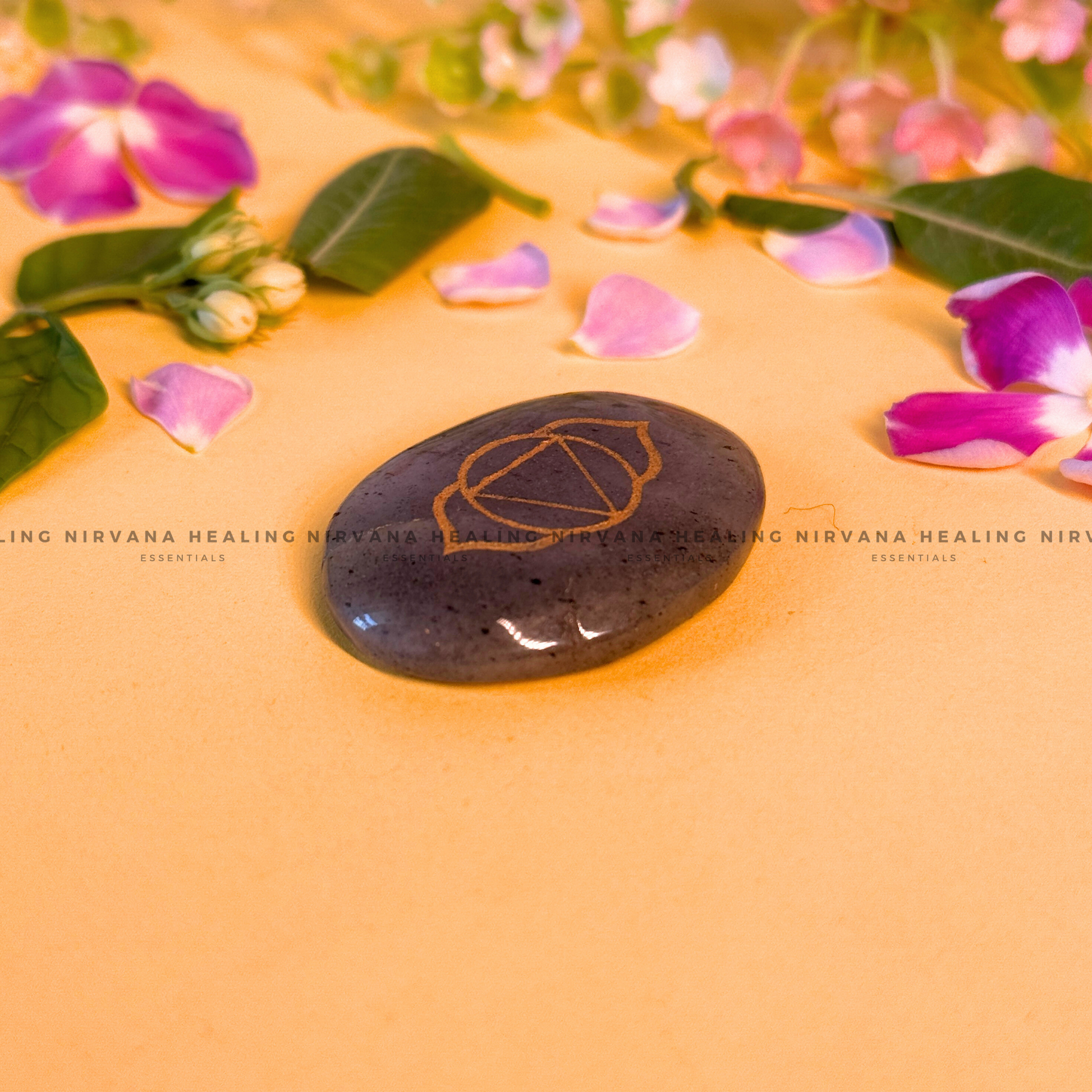 THIRD EYE CHAKRA BLUE APATITE ZIBU COIN (Goal Setting, Motivation, Manifestation And Communication).  image 2