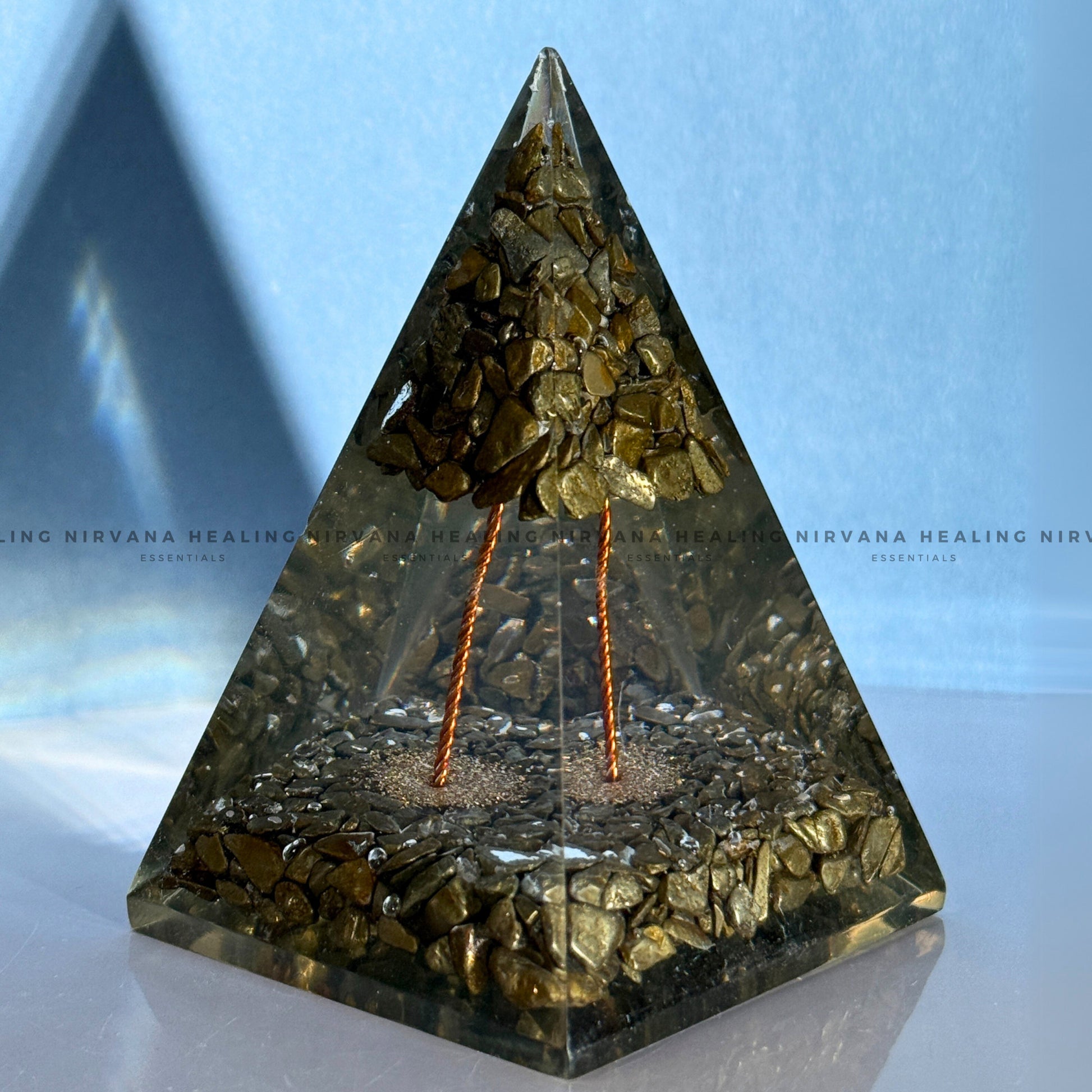 PYRITE PYRAMID (Money Magnet, Prosperity, Fame, Abundance). image 4