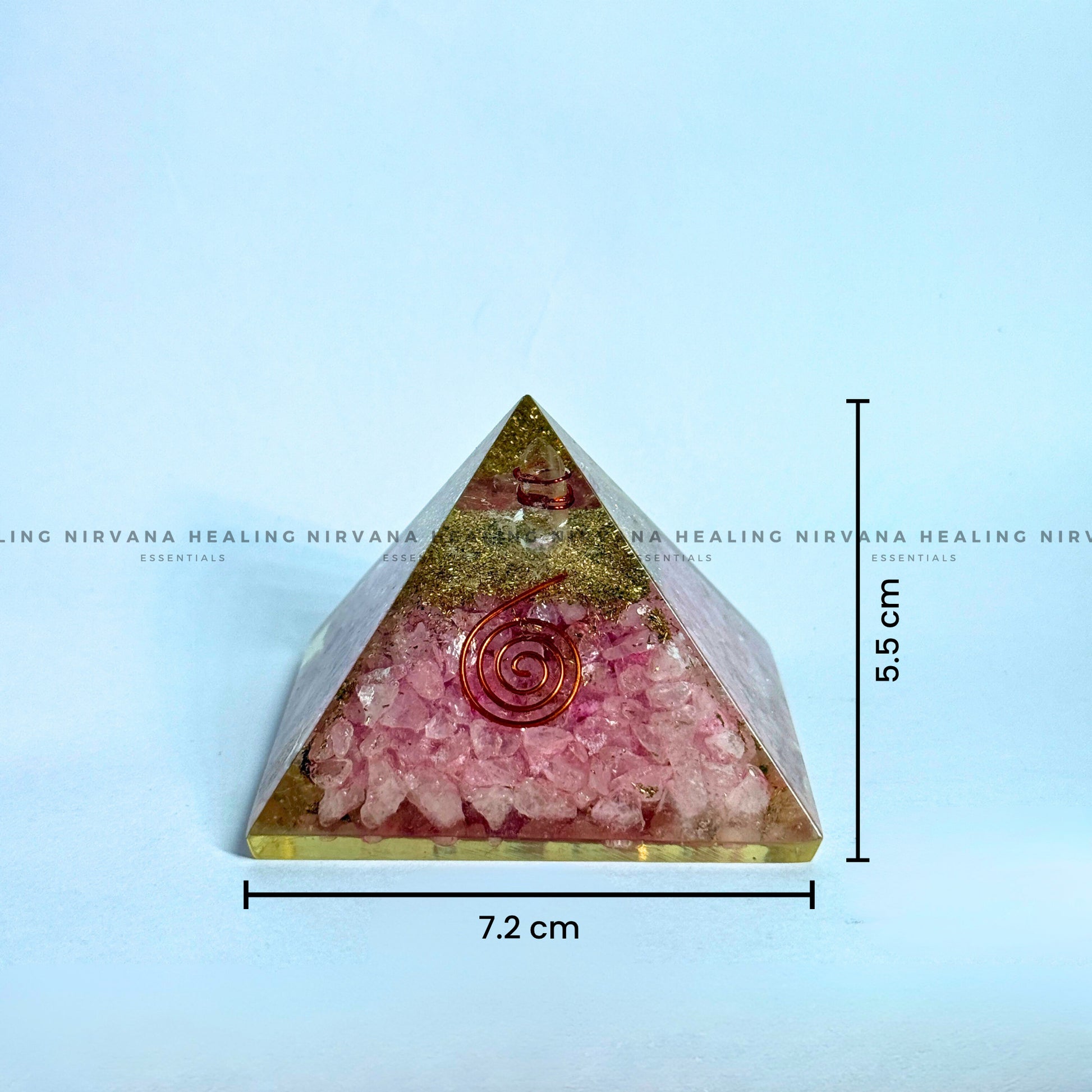 ROSE QUARTZ PYRAMID (Love, Romance, Relationship And Emotion Balance) image 2