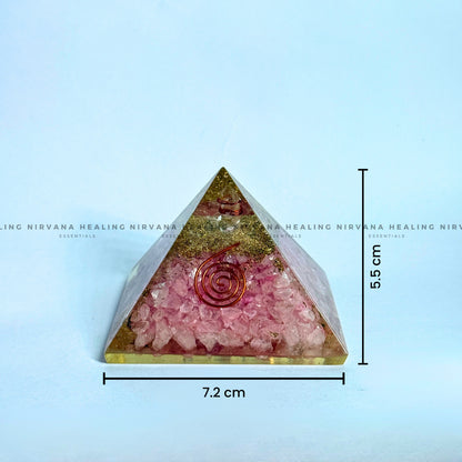 ROSE QUARTZ PYRAMID (Love, Romance, Relationship And Emotion Balance) image 2