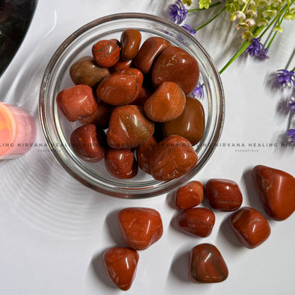 RED JASPER TUMBLE STONES (Endurance, Stability, Vitality And Courage) image 3