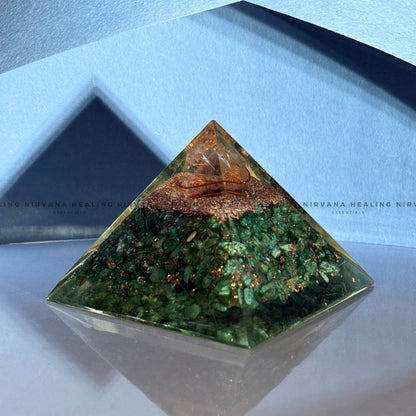 GREEN JADE PYRAMID (Luck, Harmony, Peace And Abundance) image 2