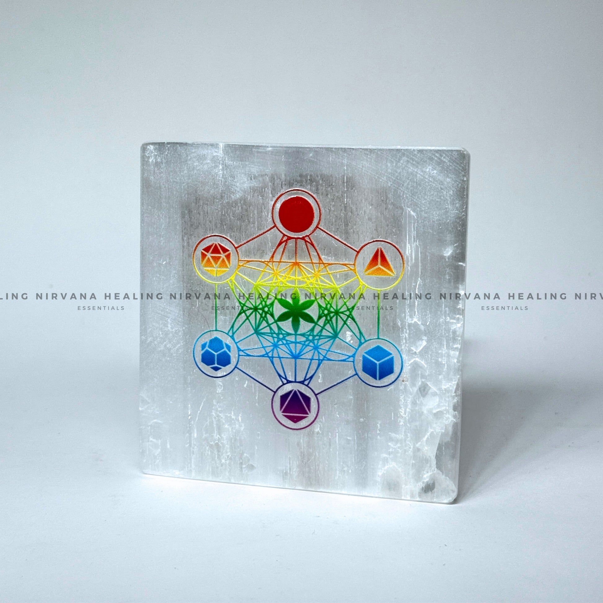  SELENITE METRATRON CUBE CHARGING PLATE (Aura Cleansing, Charging, Cleansing And Purification). image 4