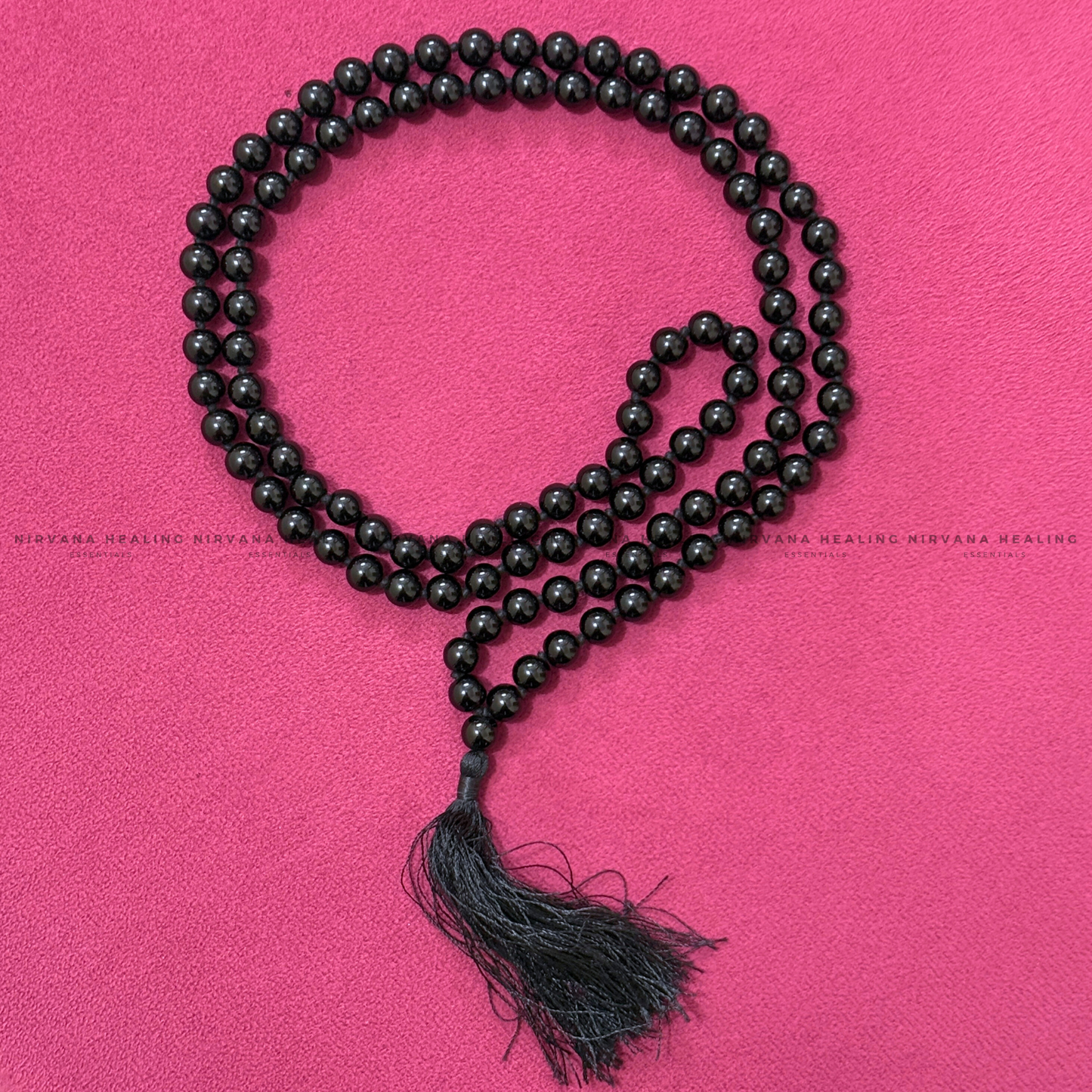 BLACK TOURMALINE MALA (Protection, Grounding, Shielding And Growth) image 2