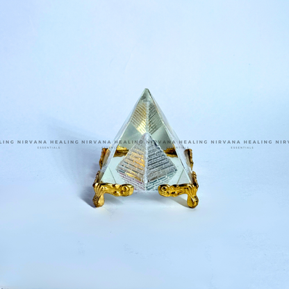 VASTU/FENG SHUI CRYSTAL PYRAMID (Harmonize Energy And Enhance Prosperity) image 2