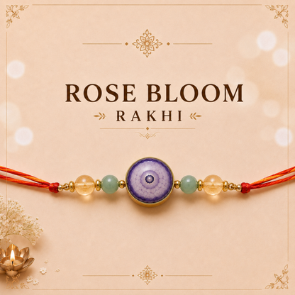 Rose Bloom Rakhi