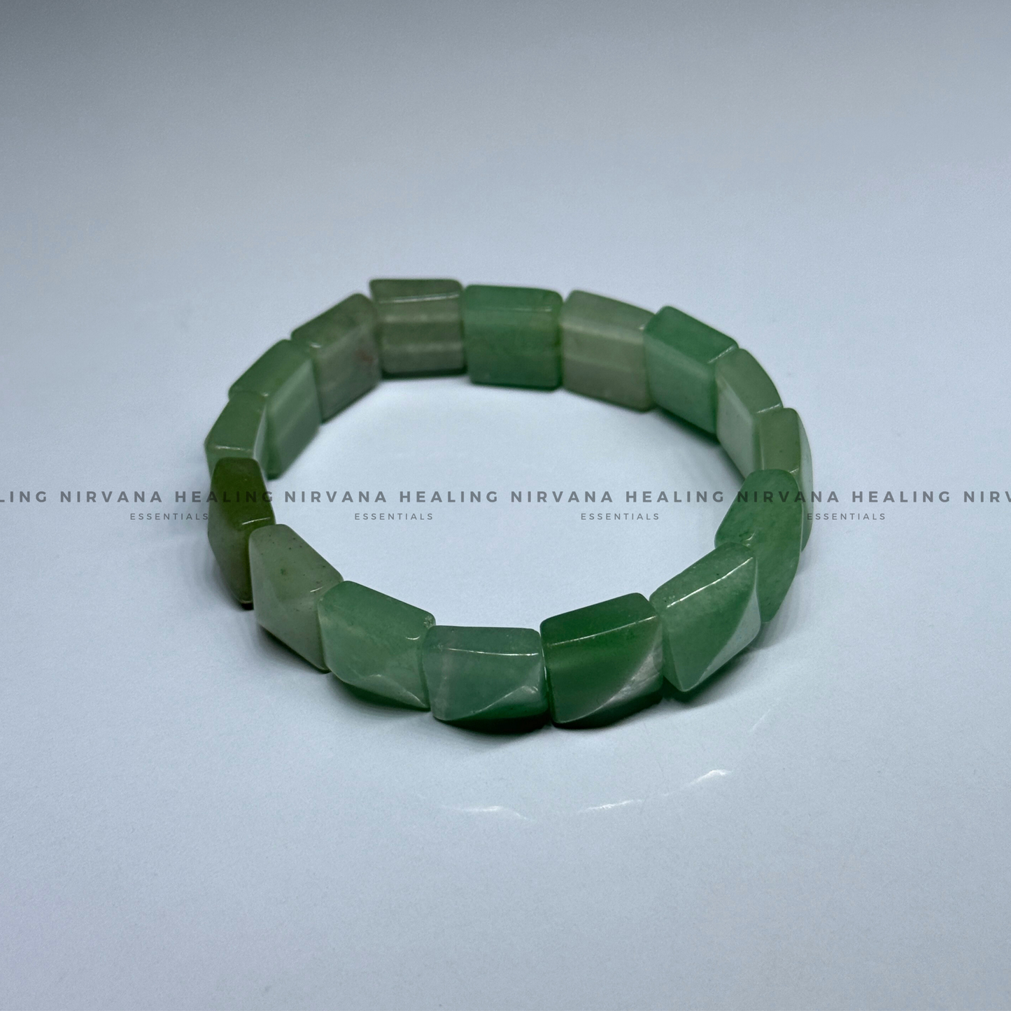 GREEN AVENTURINE PYRAMID BRACELET (Luck, Money, Abundance, Career And Growth). image 2