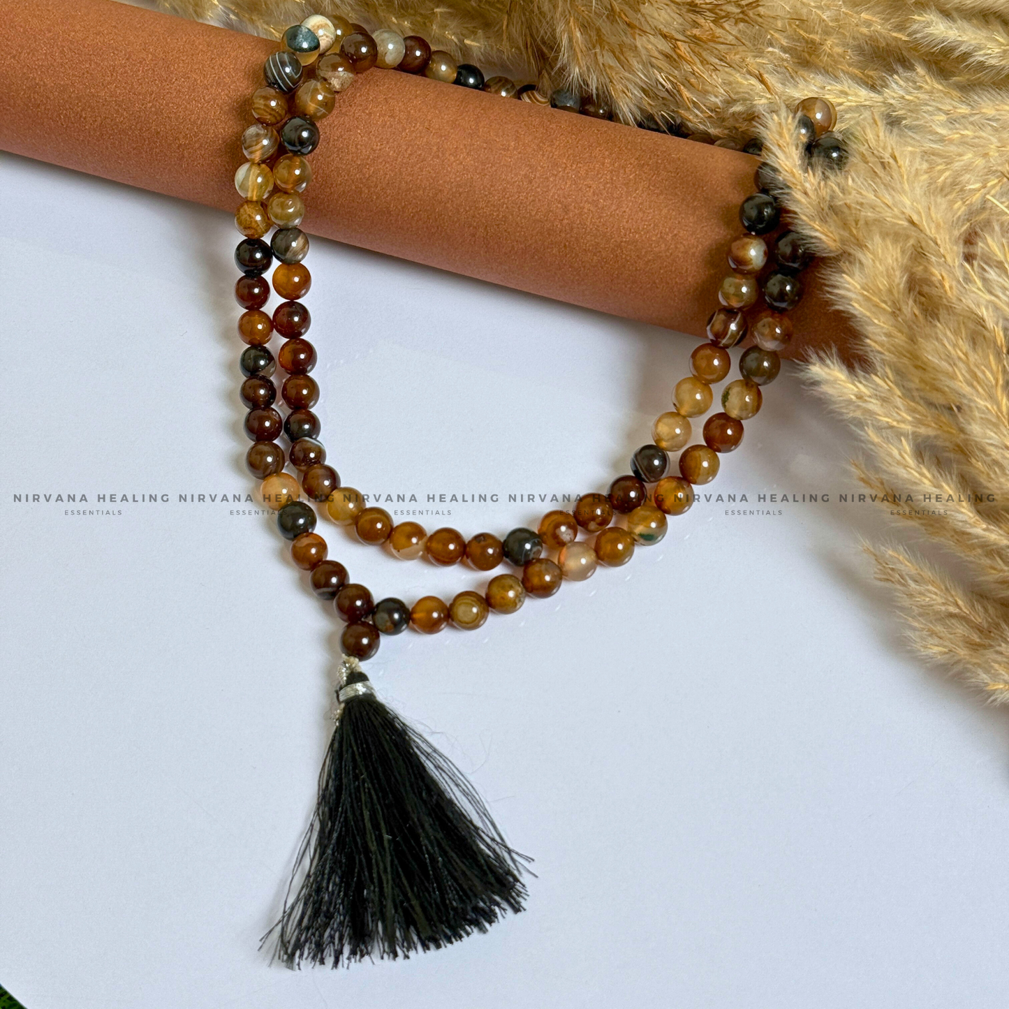 RED CARNELIAN MALA (Creativity, Courage, Passion And Stamina) image 0