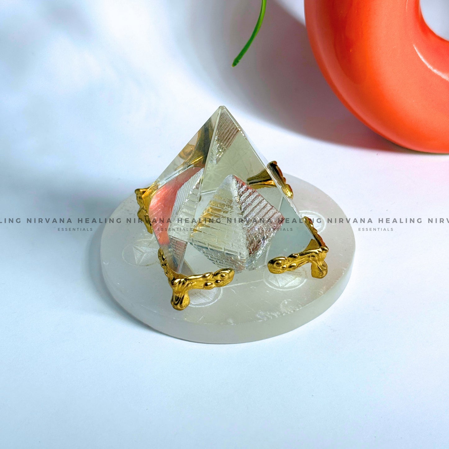 SELENITE METATRON CHARGING PLATE (Aura Cleansing, Charging, Cleansing And Purification). image 4
