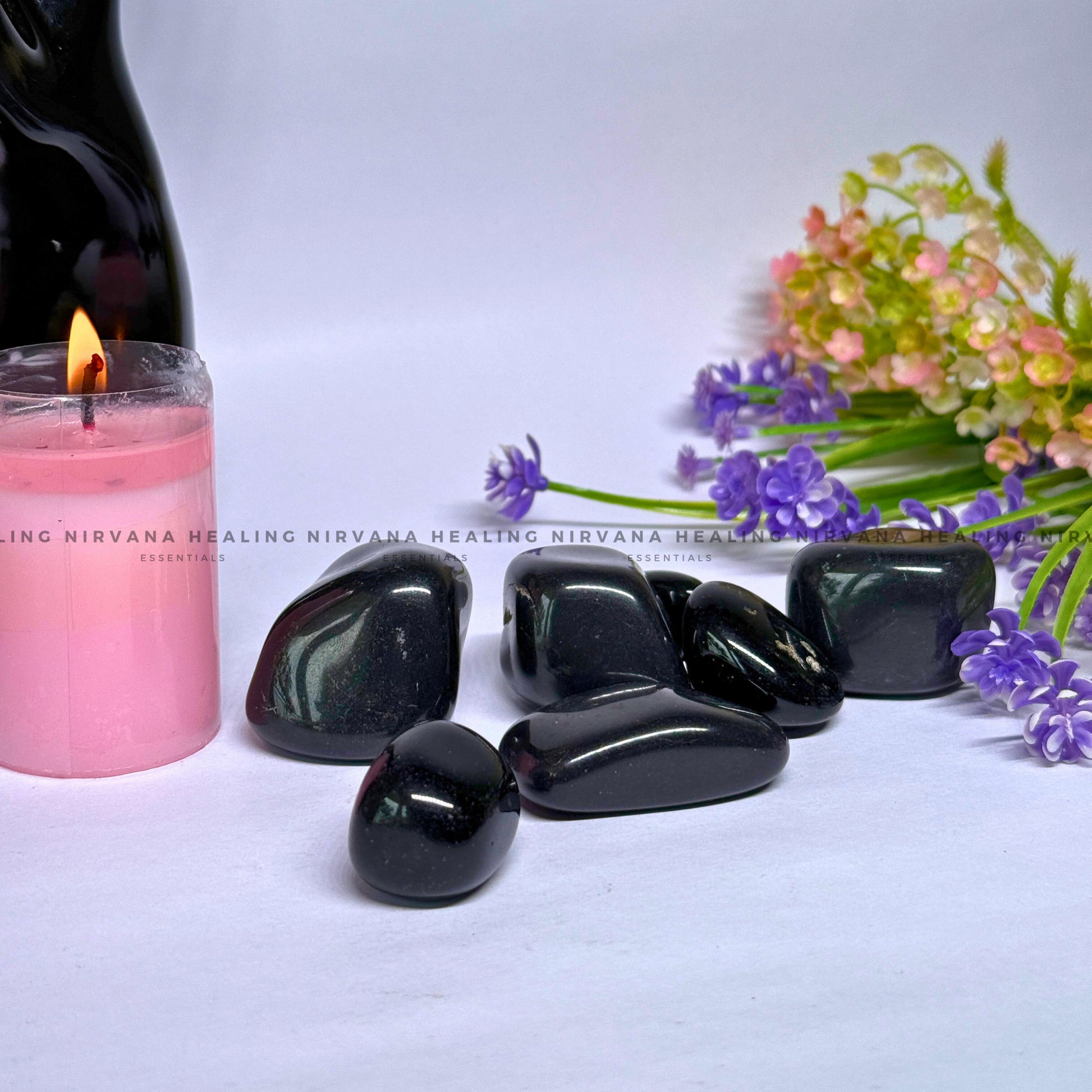 BLACK TOURMALINE TUMBLE STONES (Protection, Grounding, Shielding And Growth) image 4