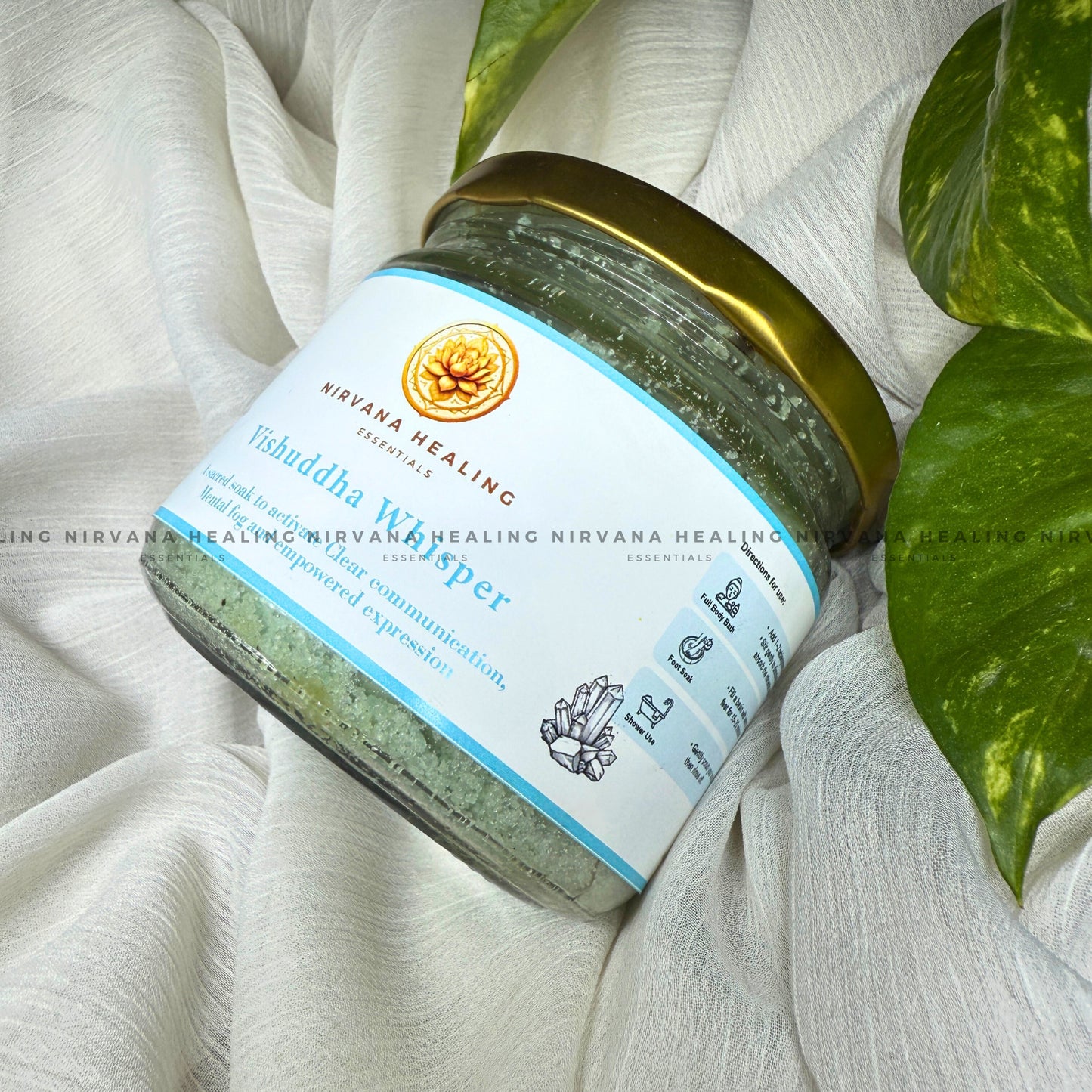 VISHUDDHA WHISPER - (Crystal-Charged Bath Salt) image 2