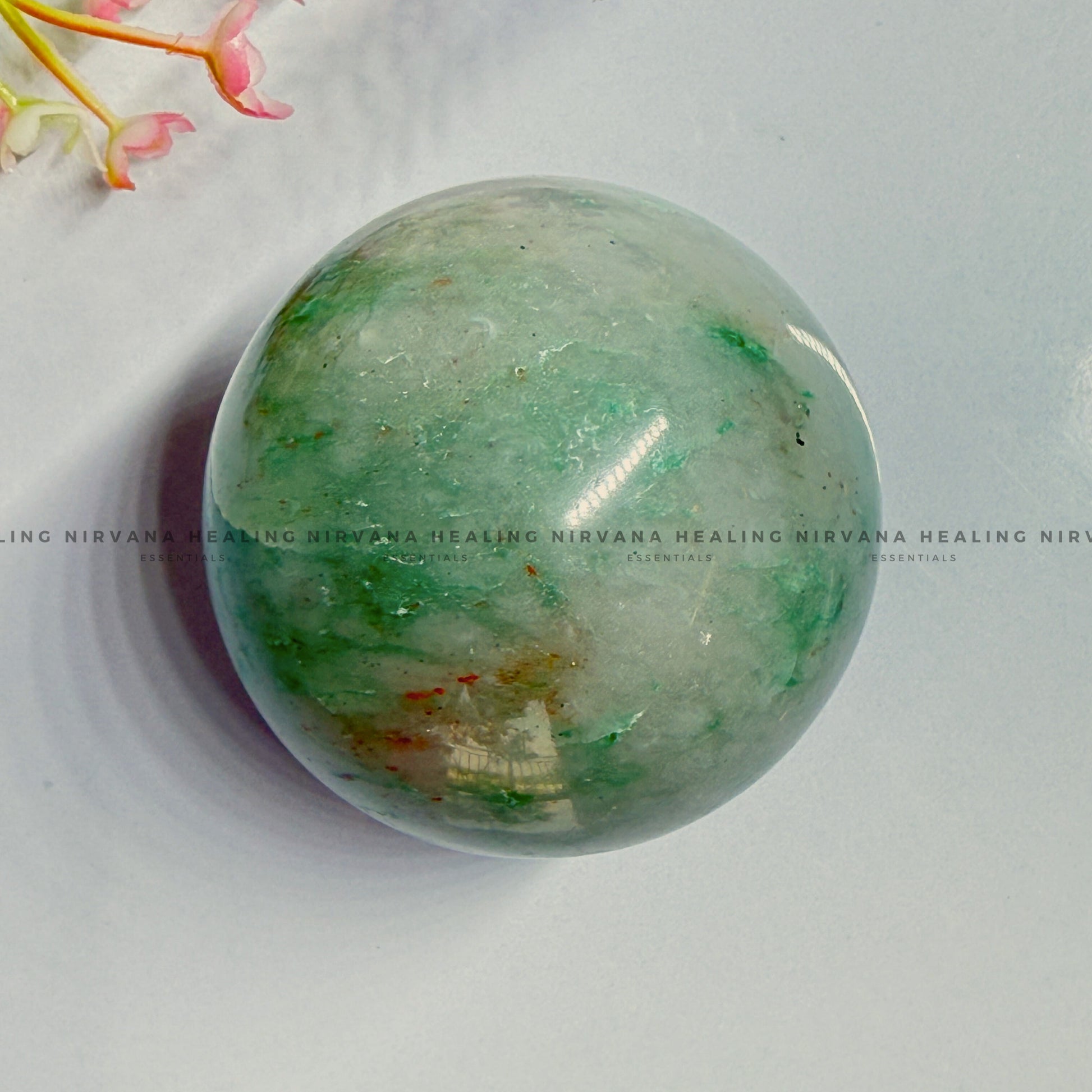 GREEN AVENTURINE SPHERE (Luck, Money, Abundance, Career And Growth). image 2