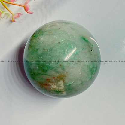 GREEN AVENTURINE SPHERE (Luck, Money, Abundance, Career And Growth). image 2