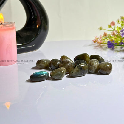 LABRADORITE TUMBLE STONES (Intuition, Inner Power And Transformation).    image 4