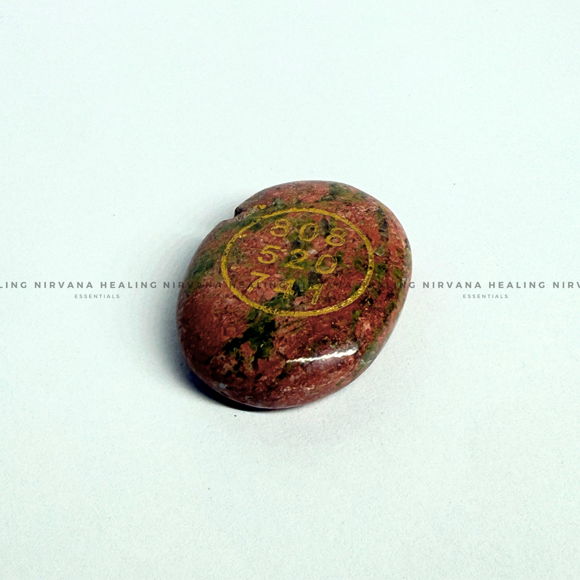 UNAKITE ABUNDANCE ZIBU COIN (Emotional Healing, Heart Awakening And Inner Peace).  image 3