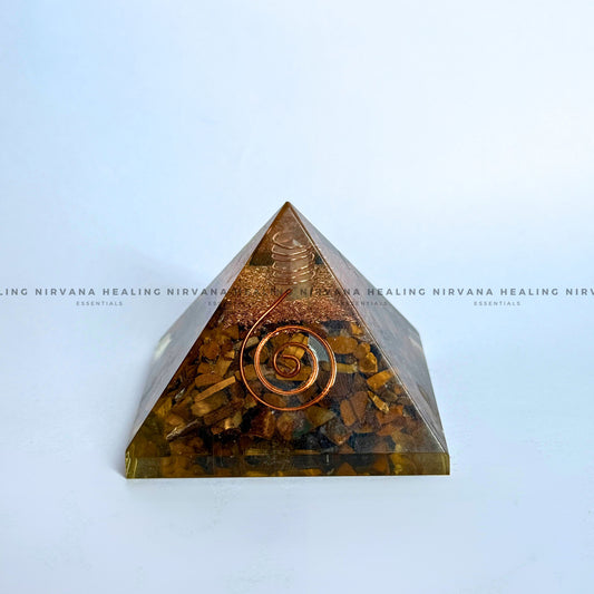TIGER EYE PYRAMID (Bold, Courage, Willpower And Strength). image 0