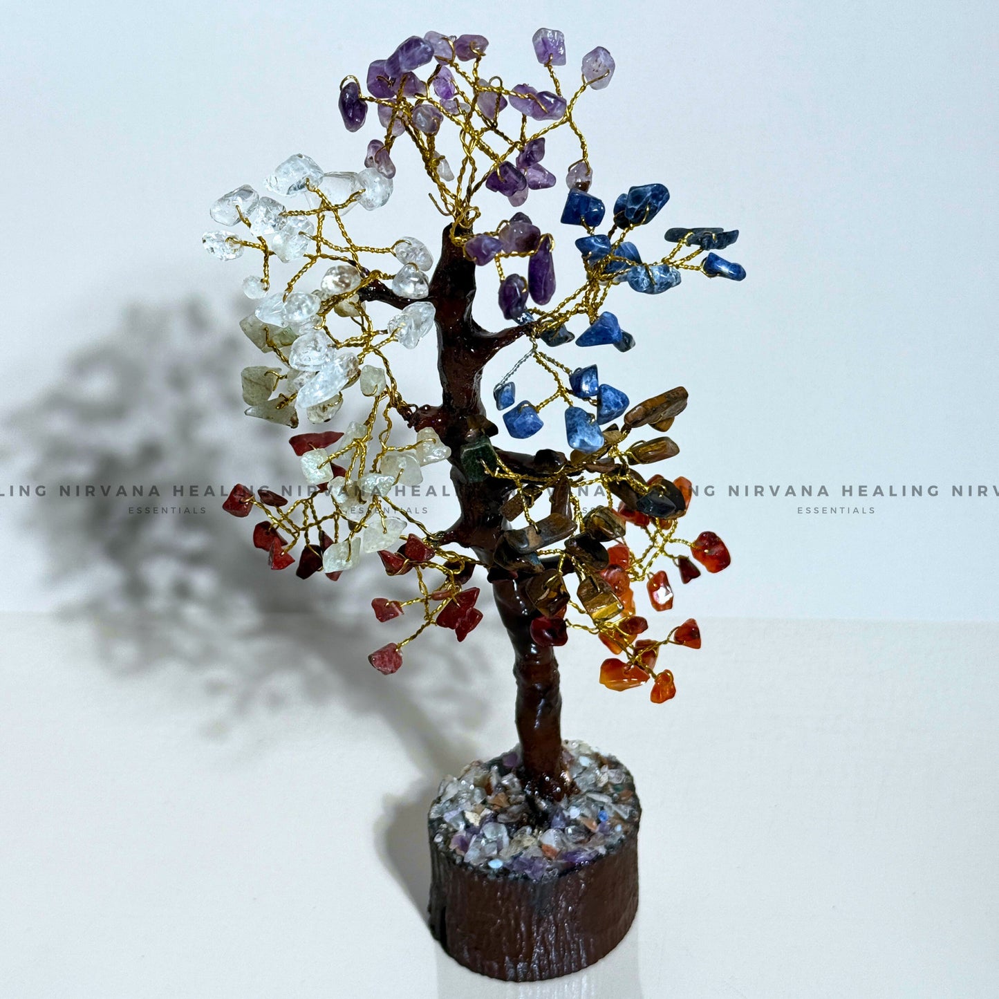 7 CHAKRAS CRYSTAL TREE (SMALL) Approx 100 Beads (Balance, Harmony, Prosperity, Positive Energy) image 2