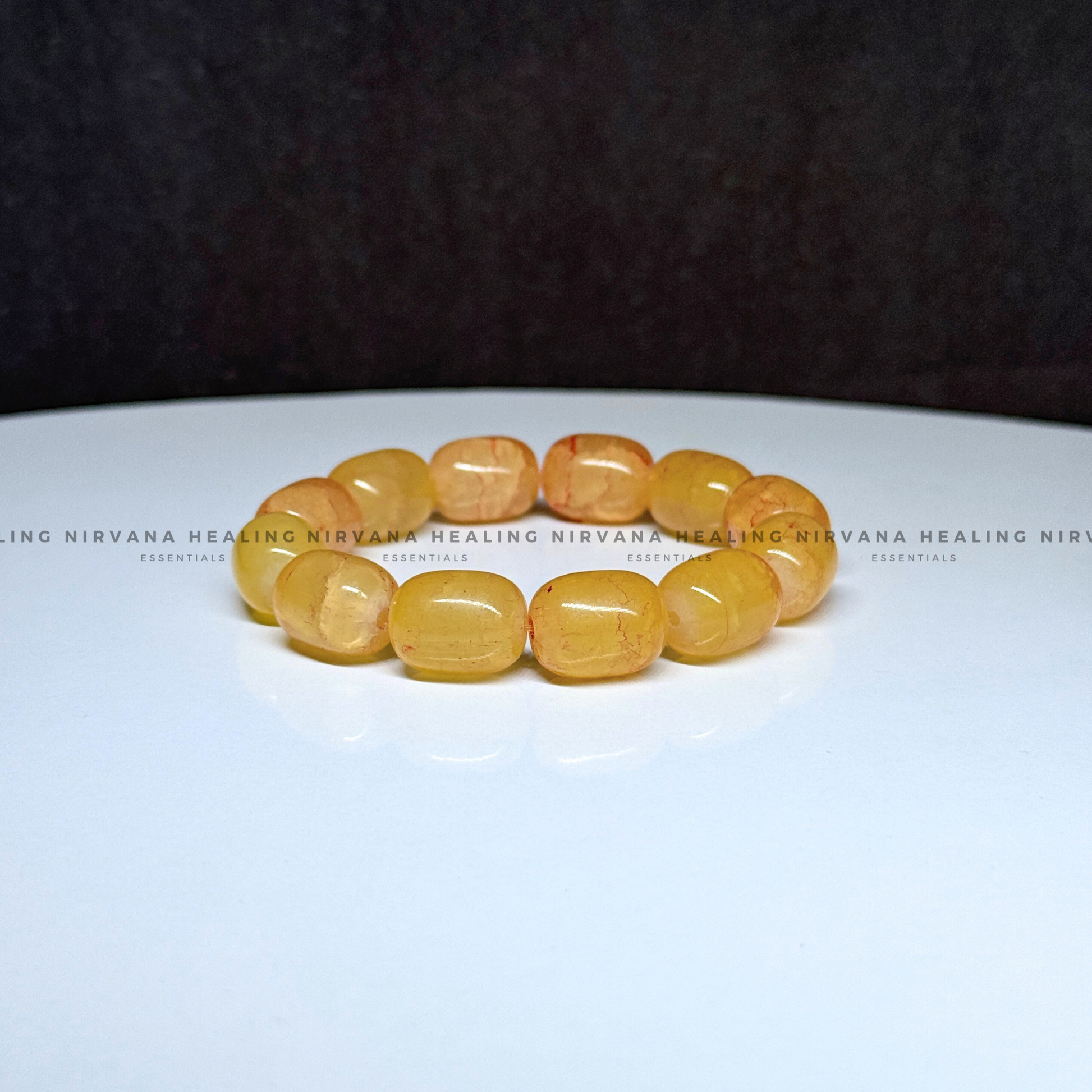 YELLOW AVENTURINE TUMBLE BRACELET (Joy, Leadership And Empowerment). image 2