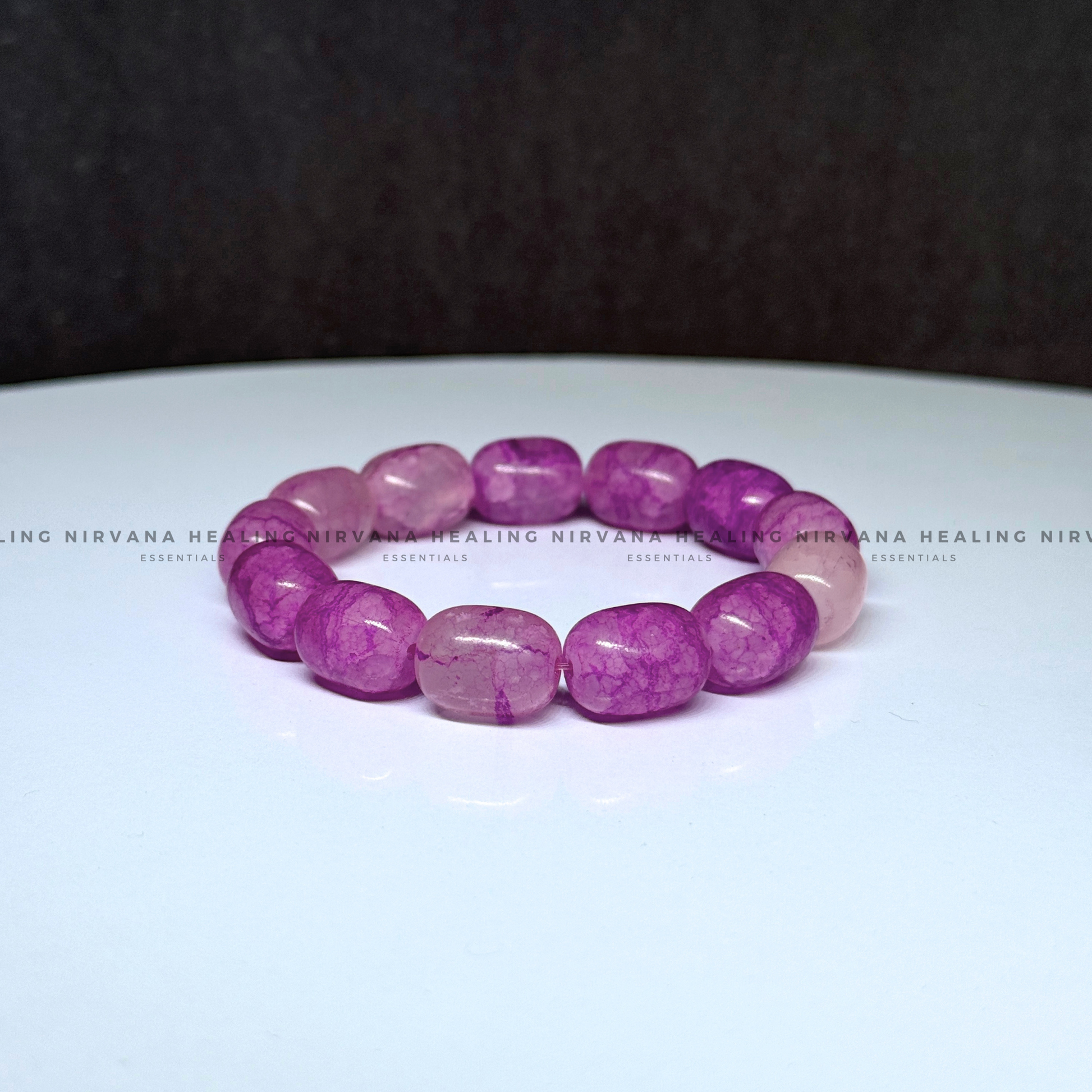 PINK AVENTURINE TUMBLE BRACELET (Positivity, Heart Healing, Optimism And Compassion) image 3